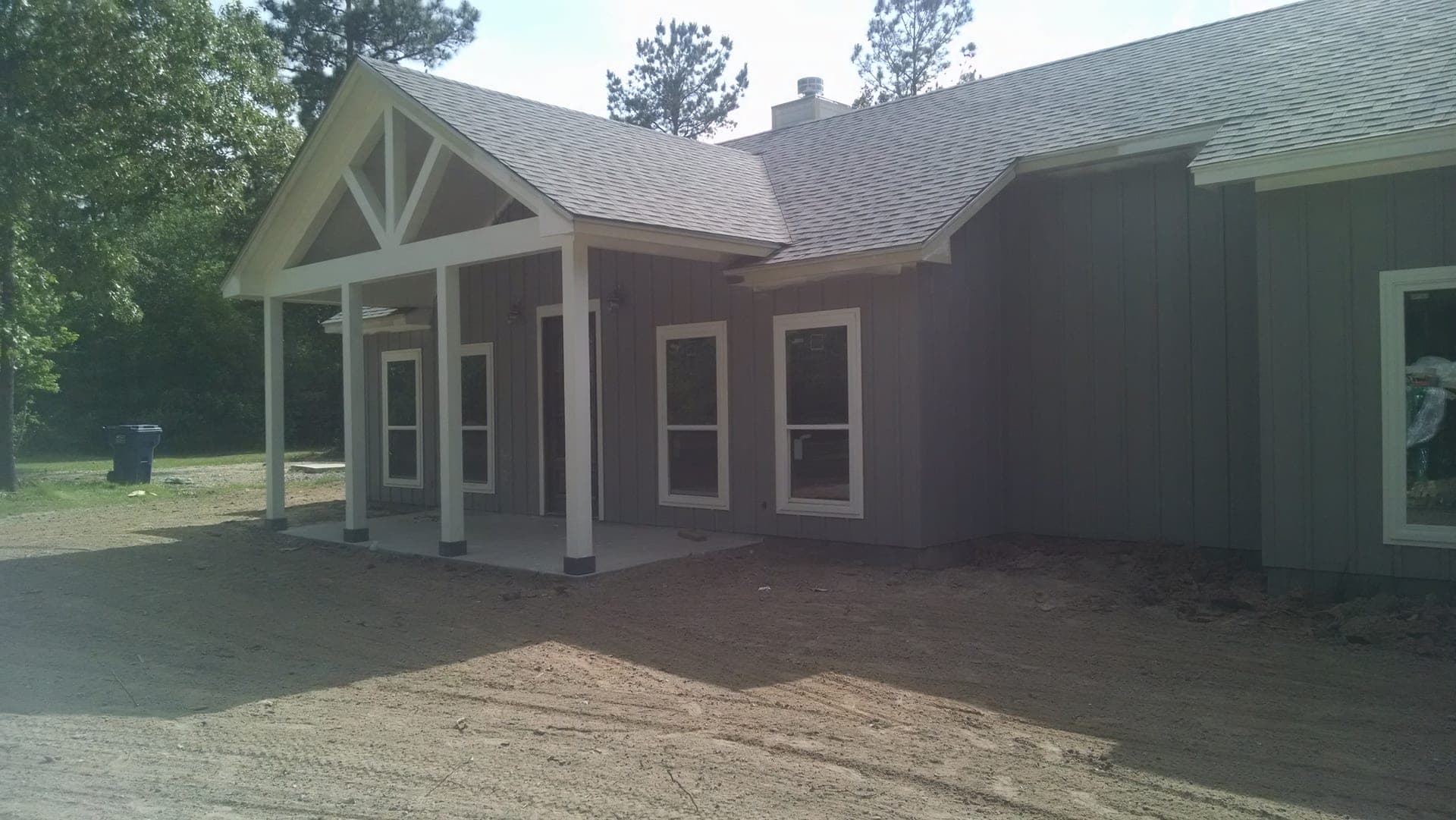 Modern farmhouse custom home exterior