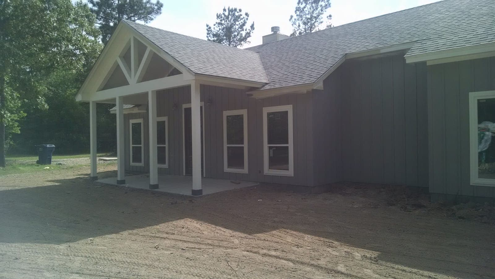 Modern farmhouse front elevation